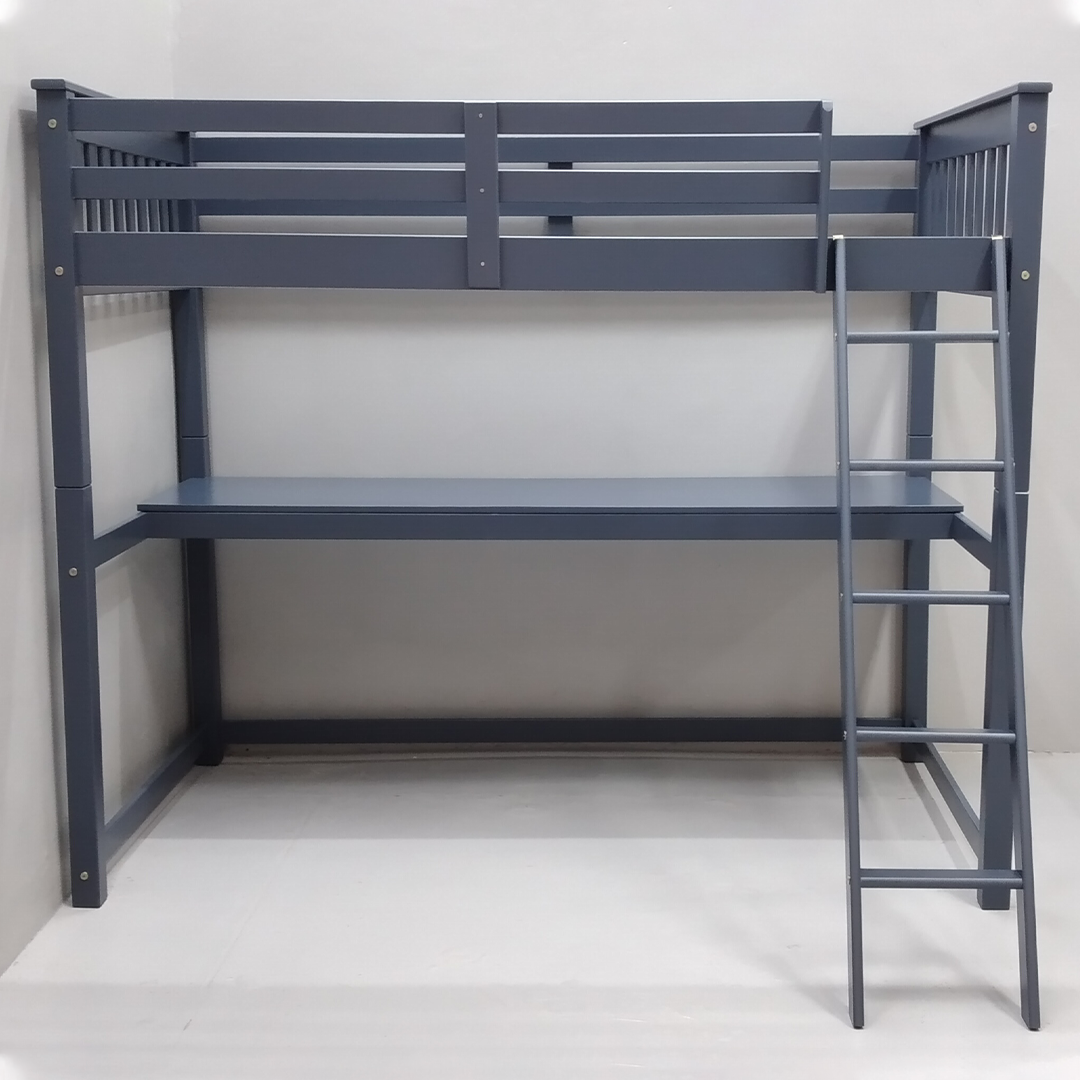 Cama Boston 1.5 P Loft Azul 100% Madera 3