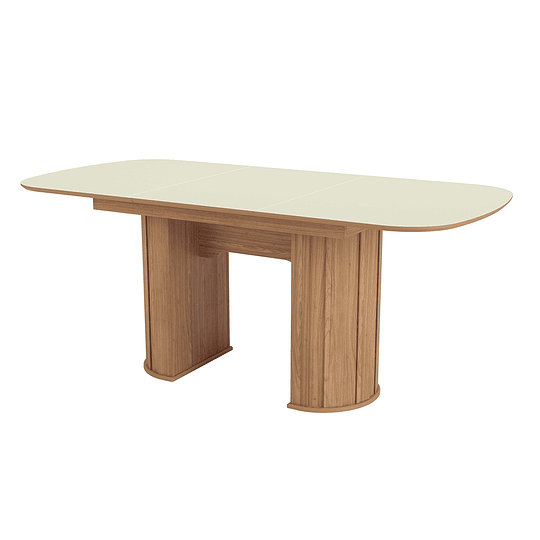 Comedor Floresta Extensible 1.35/1.8 Ow + 6 Sillas Ca12 