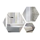 Set De Espejos Paine Es13 Hexagono Off White - Miniatura 2