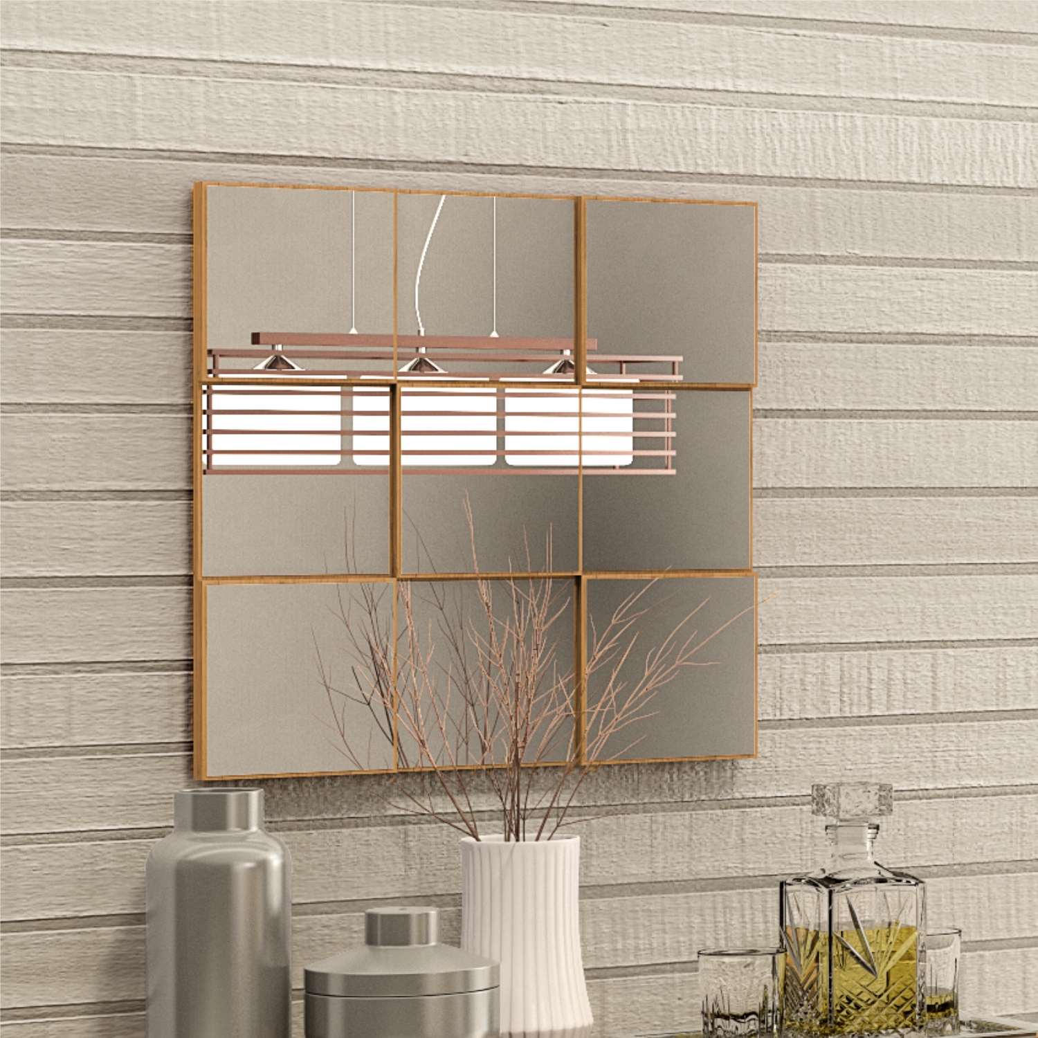 Espejo Huasco Tb86 Castaño 75Cm 1