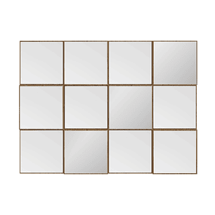 Espejo Yelcho Tb87 Castaño 100Cm