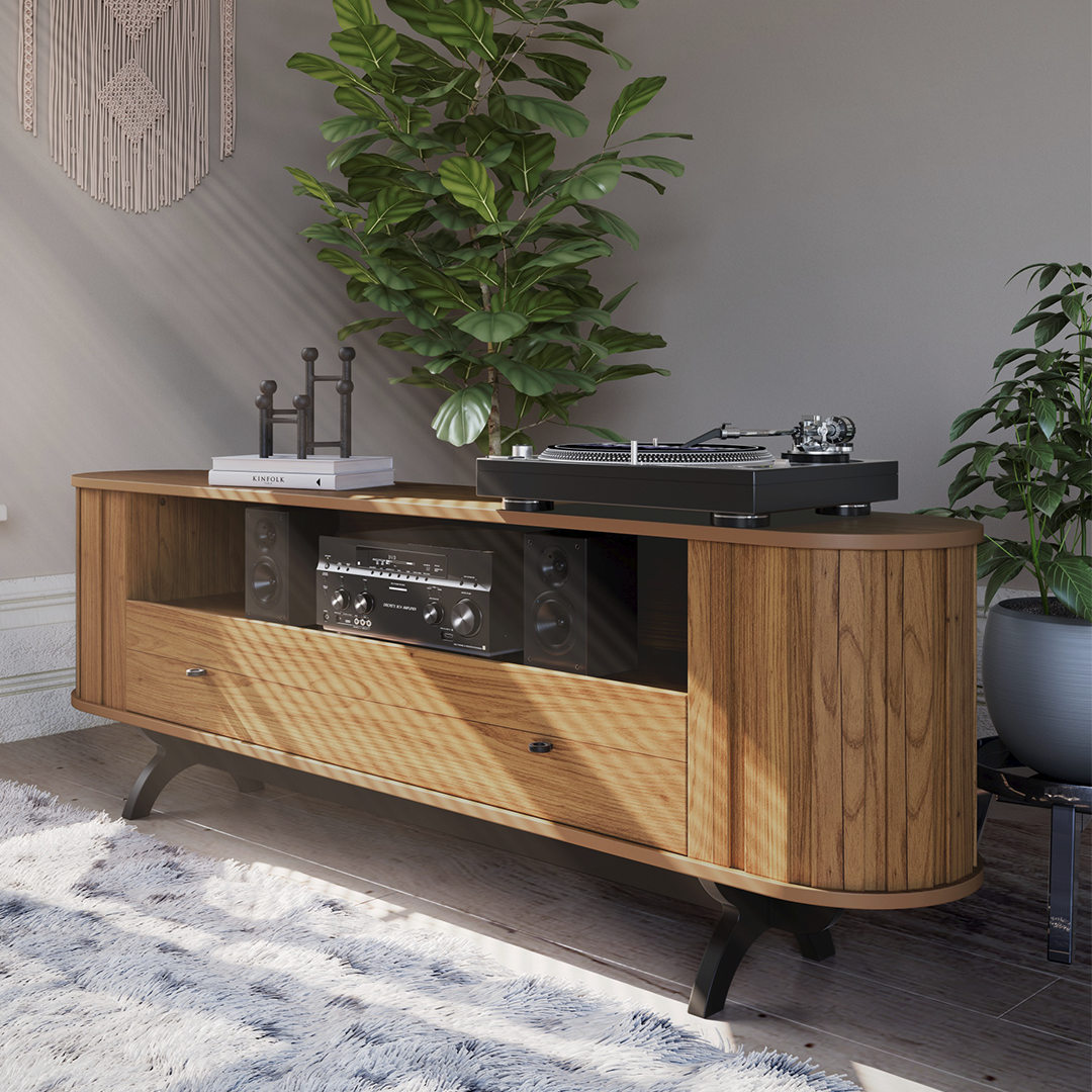 Rack Nature Curvy 1.8 Tb300 Castaño 1