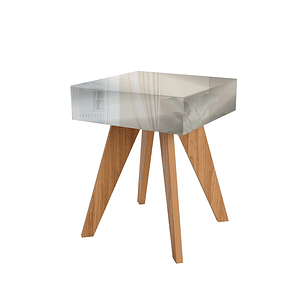 Mesa Lateral Mirror Castaño Tb710E