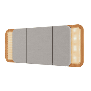 Respaldo Nature Acolchado Ratán 1.7 Tw199