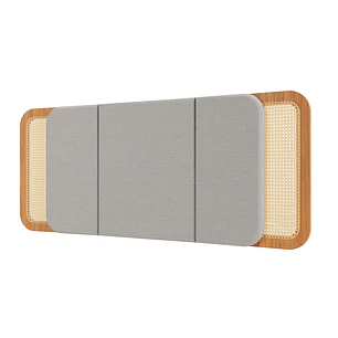 Respaldo Nature Acolchado Ratán 1.7 Tw199