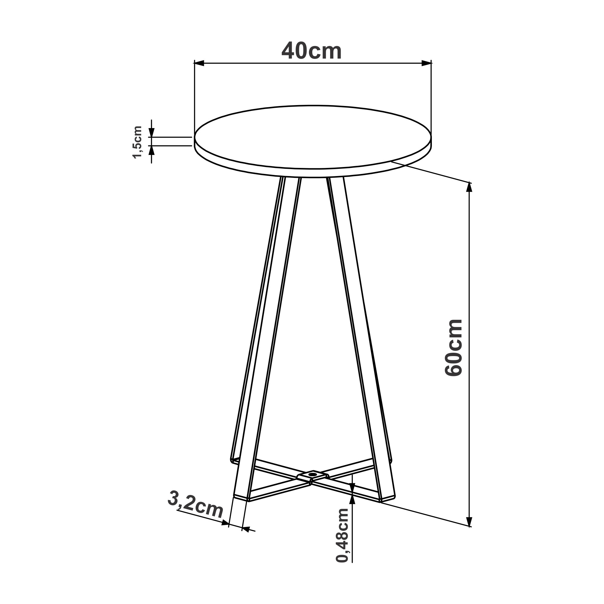 Set de Mesas Luna Natural - 27939, 27940, 27941 4