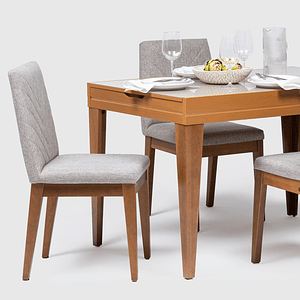 Comedor 1.2 - 1.8 Junior Extensible + 4 sillas Tai Alpha 80