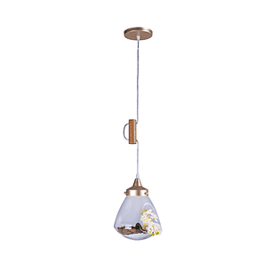 Lampara Colgante Terrario  1L 2961/1Ct/Dr
