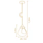 Lampara Colgante Terrario  1L 2961/1Ct/Dr - Miniatura 3