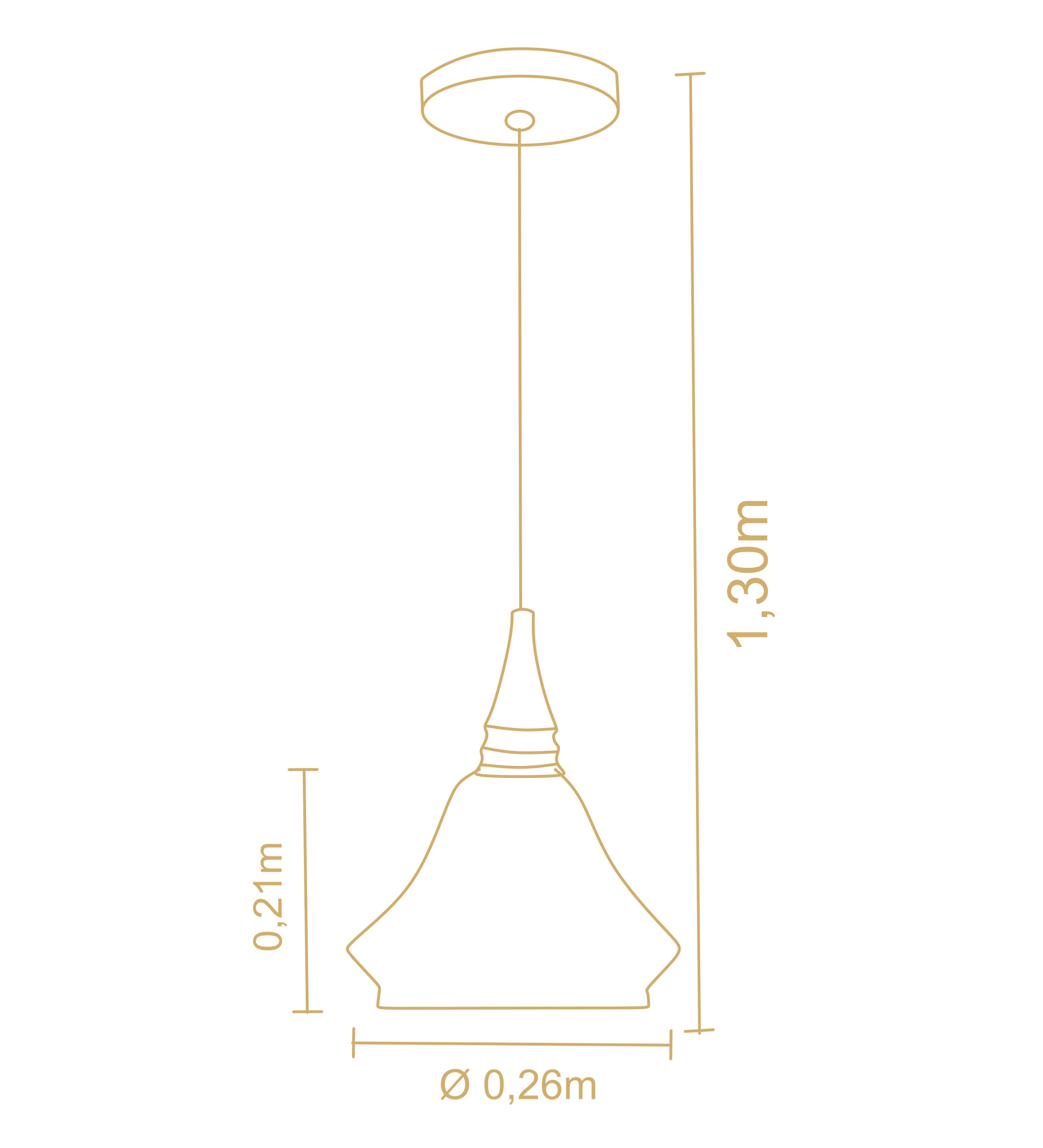 Lampara Colgante Flow Piramidal Large  2923 3
