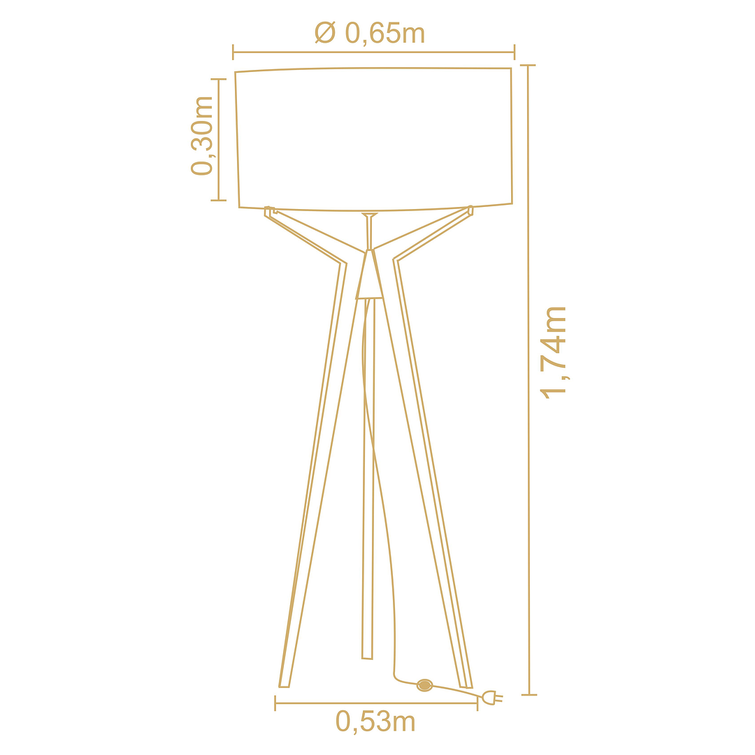 Lampara De Pie Navi 3148Ct/83 - Image 3