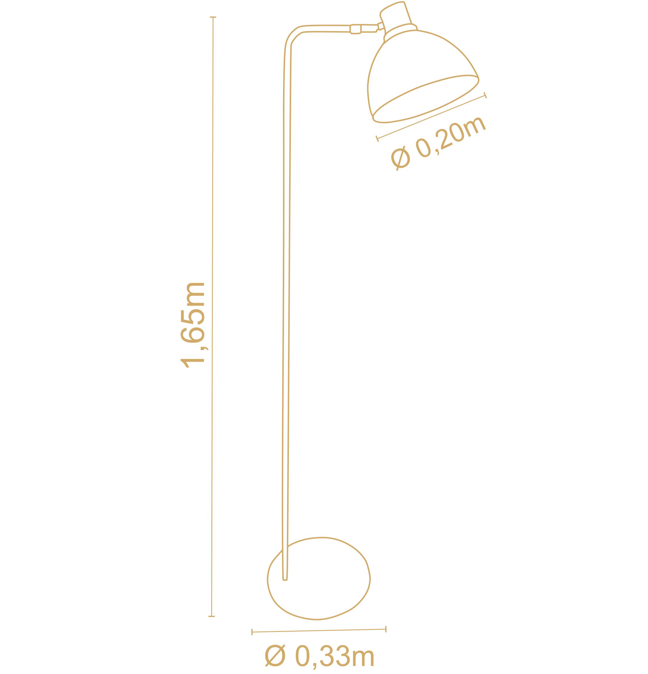 Lampara De Pie Viena  3094 3