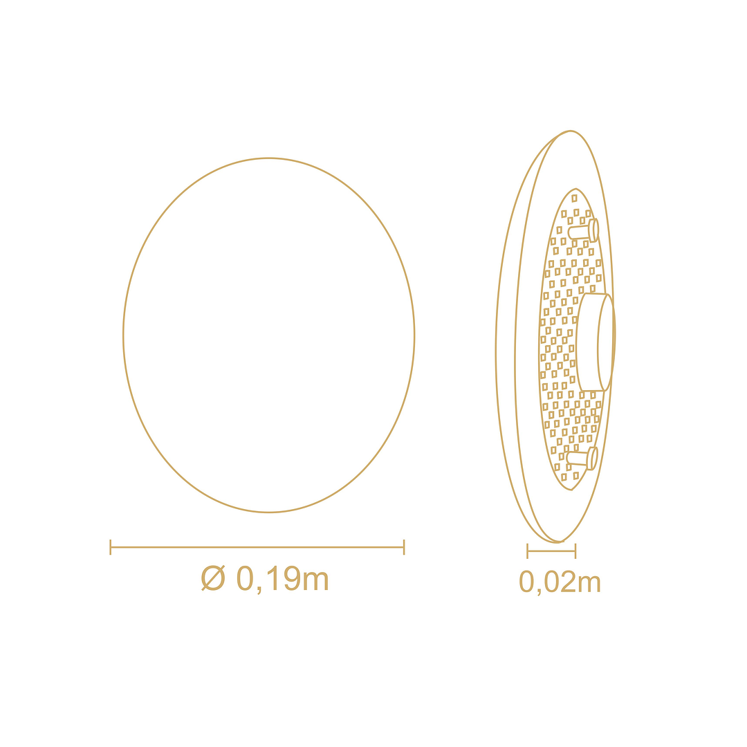 Lampara De Muro Eclipse Small 2993Ct/2700K - Image 3