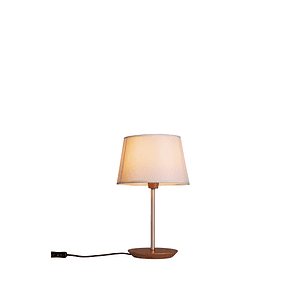 Lampara De Velador Slim Medium Pantalla Algodón Crudo 3039Ct/83