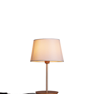 Lampara De Velador Slim Medium Pantalla Algodón Crudo 3039Ct/83