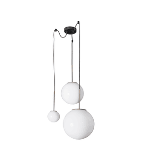 Lampara Cascada Milky 3 Esferas  3153Ct