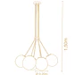 Lampara Colgante Milky 6 Esferas  3138Ct - Miniatura 3