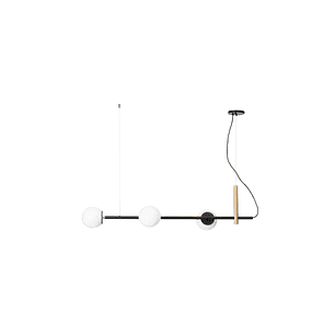 Lampara Colgante Milky Linea 3 Esferas 3172Ct