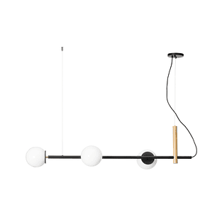 Lampara Colgante Milky Linea 3 Esferas 3172Ct