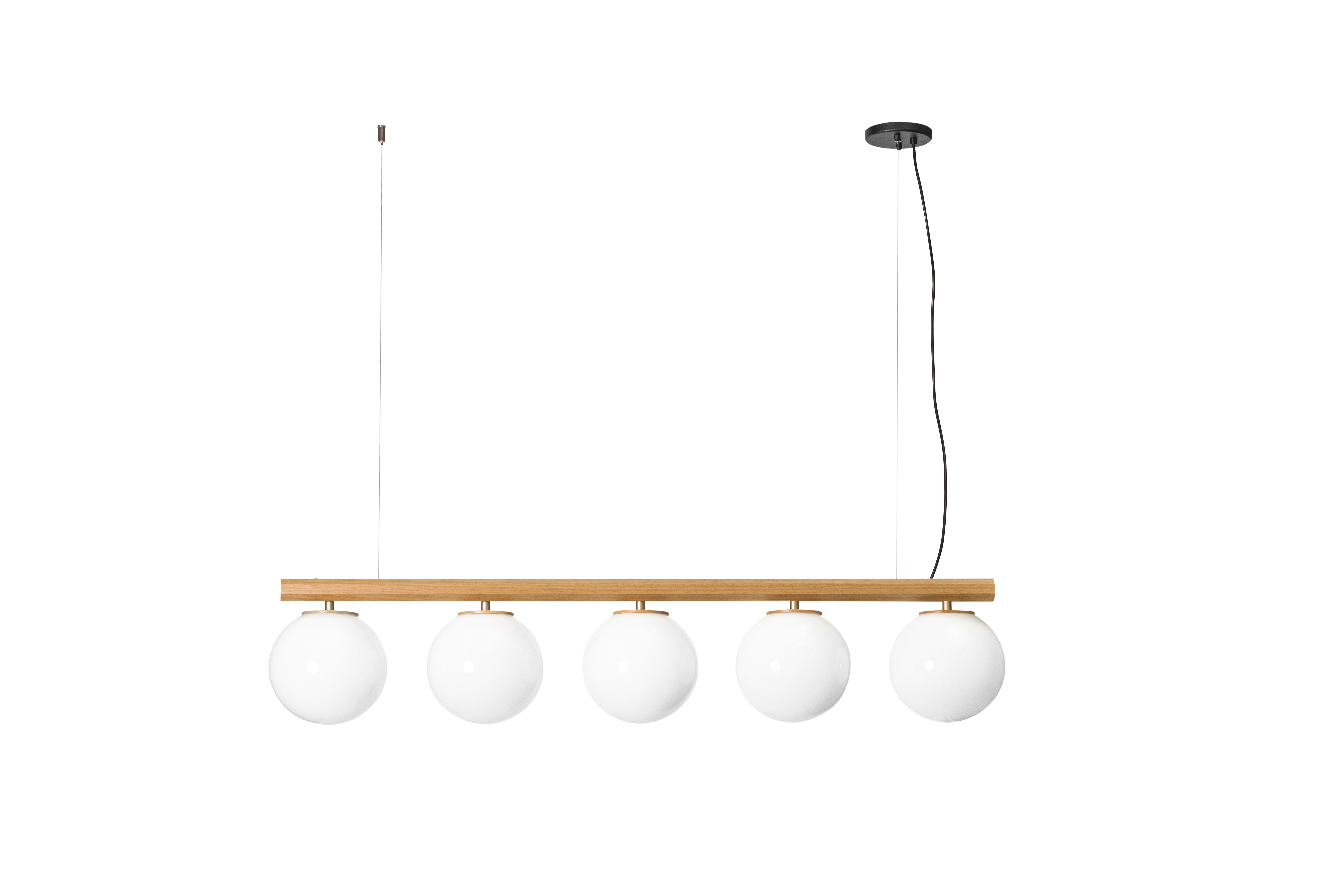 Lampara Colgante Milky Linea 5 Esferas 3173Ct 2