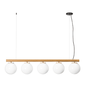 Lampara Colgante Milky Linea 5 Esferas 3173Ct
