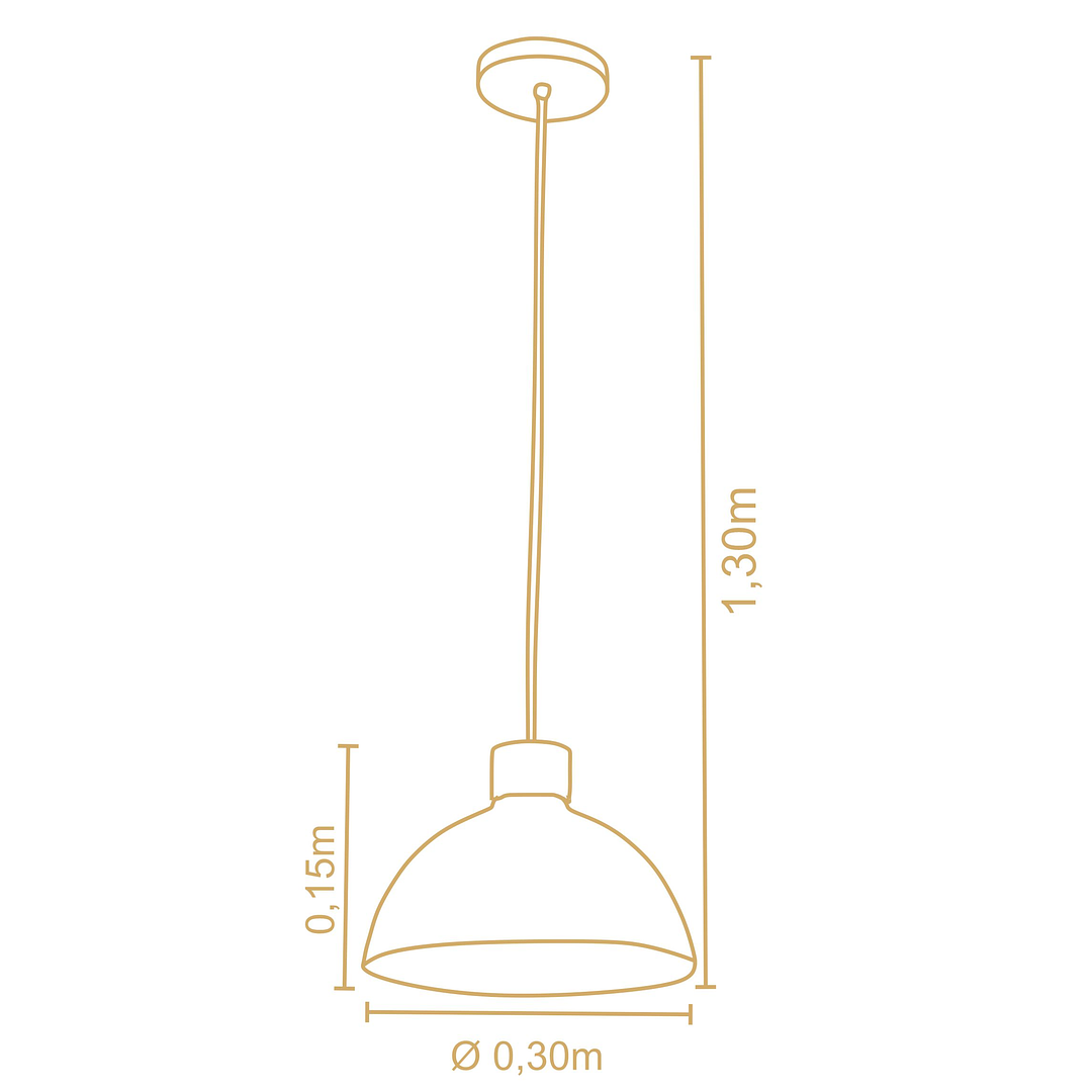 Lampara Colgante Viena 30D 3091 - Image 3