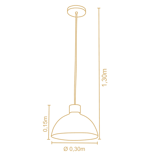 Lampara Colgante Viena 30D 3091