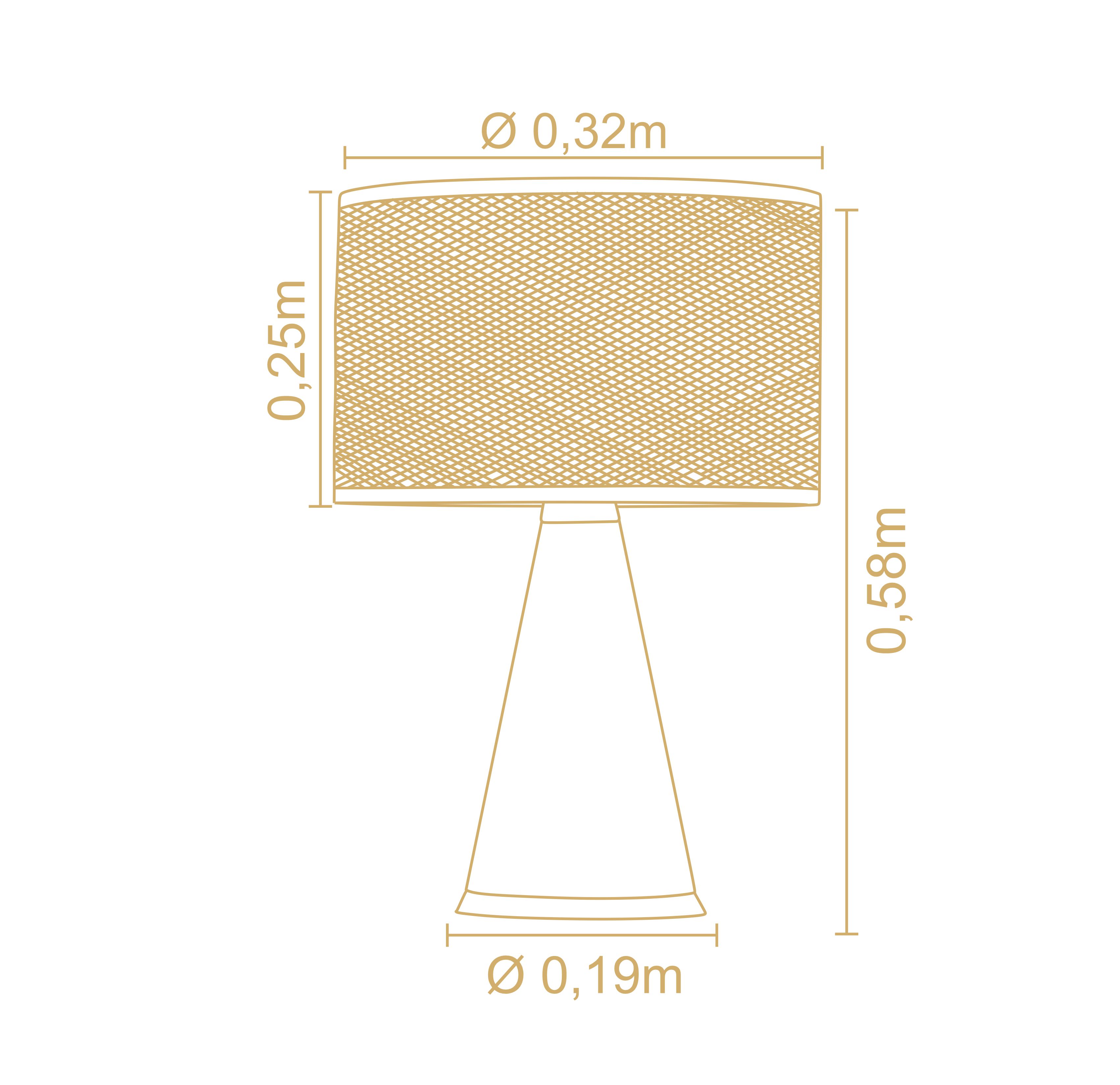 Lampara De Mesa Cone 3195Ct/85 2