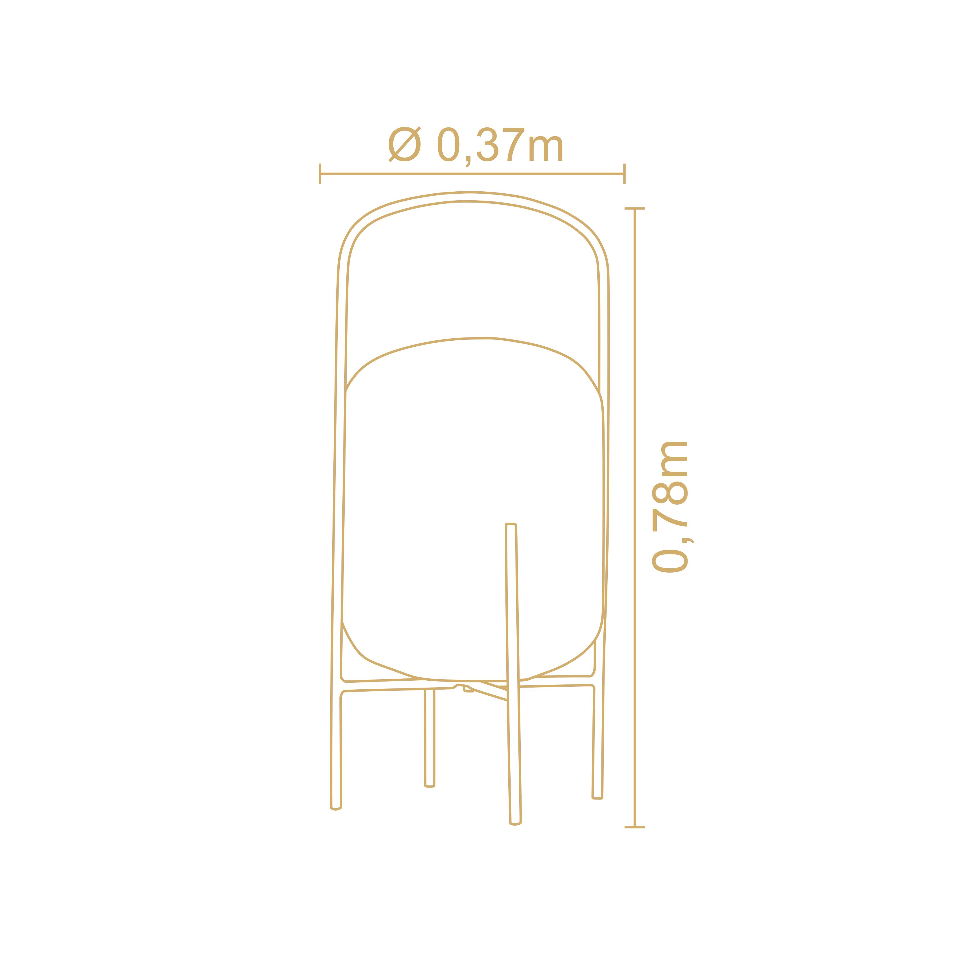 Lampara De Mesa Esther  3211 4