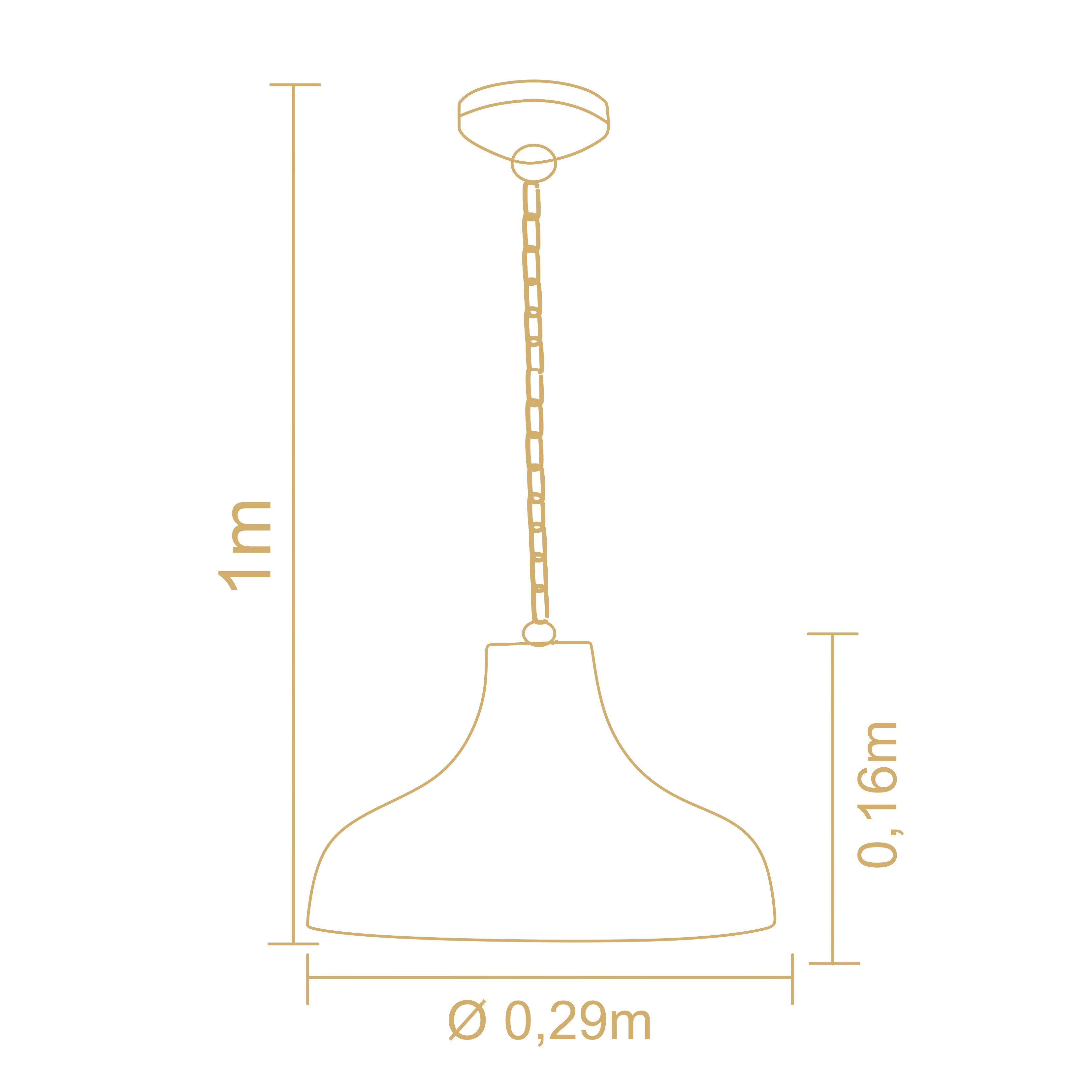 Lampara Colgante Estancia  419 3