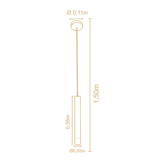 Lampara Colgante Legno Large  3020Ct