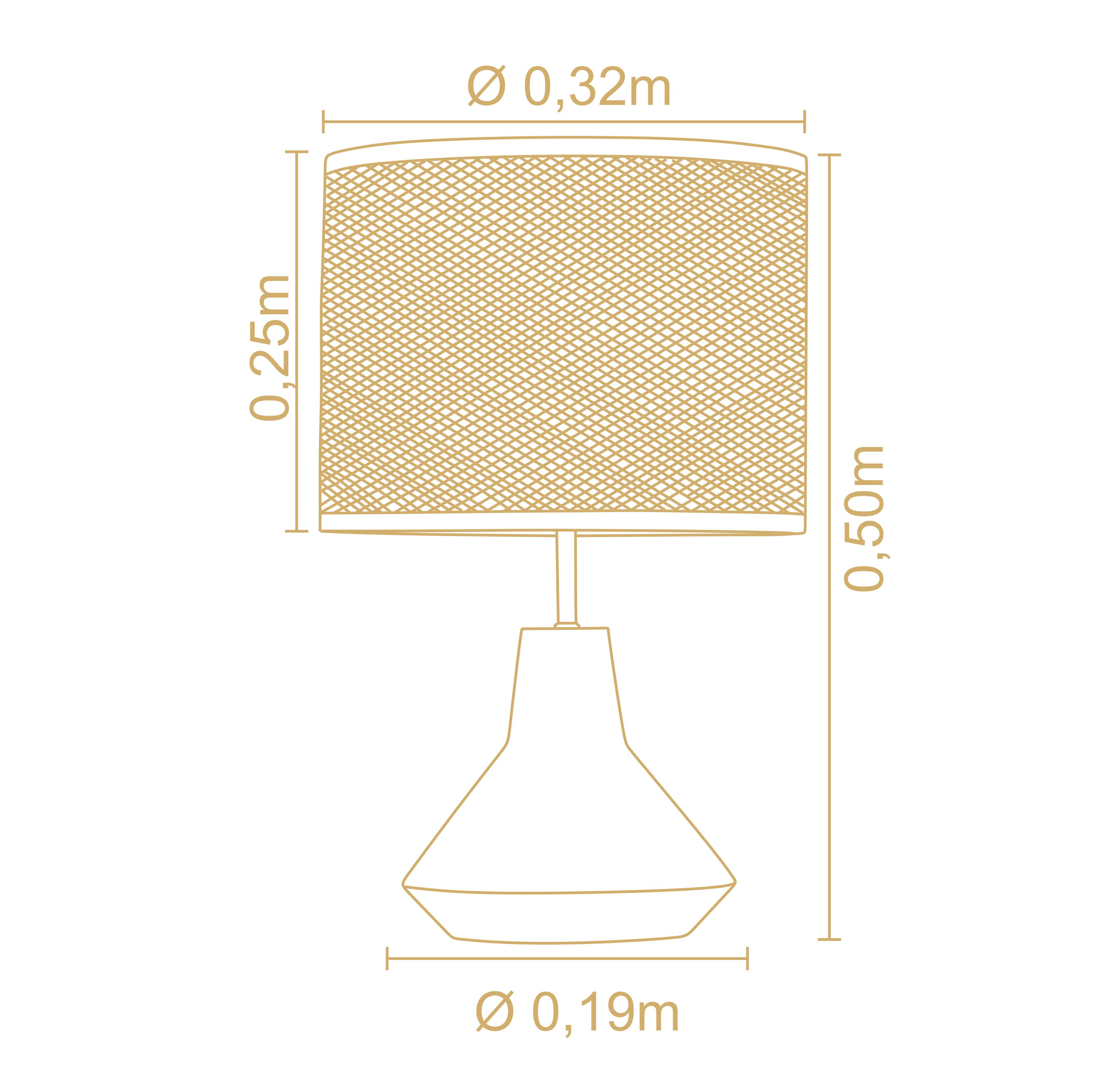 Lampara De Velador Garabe 3197Ct/85 3