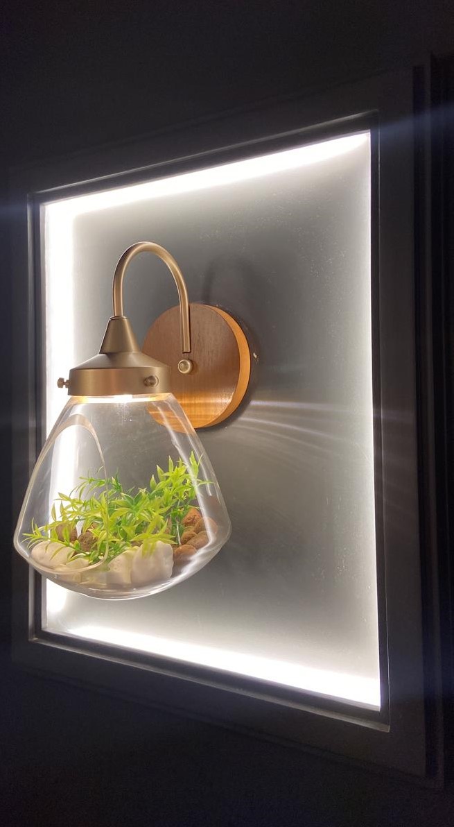 Lampara De Muro Terrario   2962Ct/Dr 1