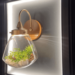 Lampara De Muro Terrario   2962Ct/Dr