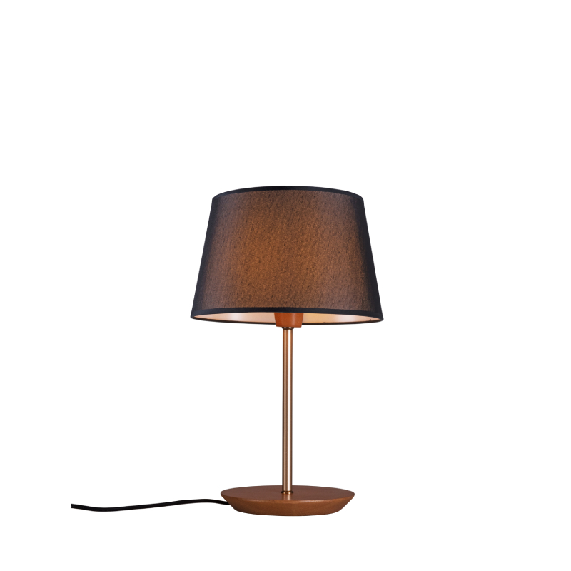 Lampara De Mesa Slim Medium Pantalla Negra 3039Ct/80 2