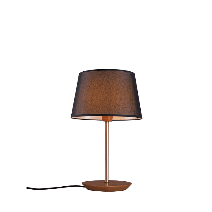 Lampara De Mesa Slim Medium Pantalla Negra 3039Ct/80 2