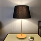 Lampara De Velador Slim Extra Large Pantalla Negra 3041Ct/80 - Miniatura 1