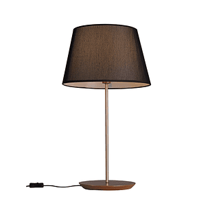 Lampara De Velador Slim Extra Large Pantalla Negra 3041Ct/80