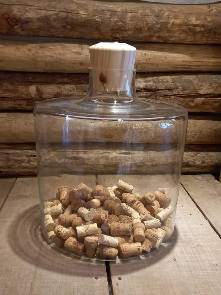 Botella Decorativa Cilindro 1