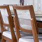 Comedor Addar 1.6 Off White + 6 Sillas Saga Ratan Ts L02 - Miniatura 4