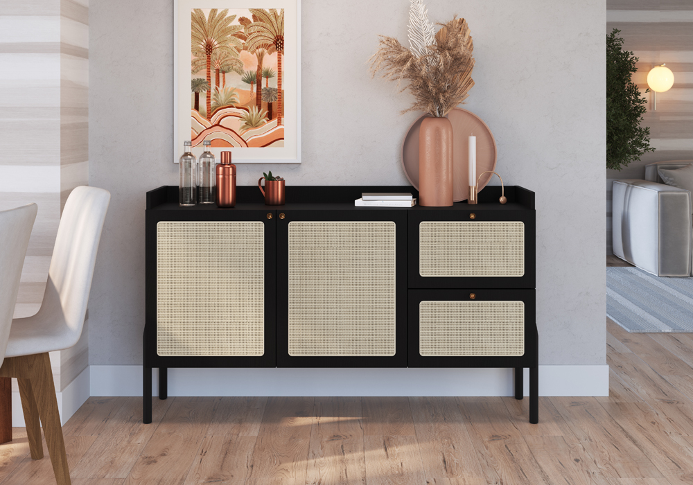 Buffet 27969 1.4 Oslo Ratan Negro 1