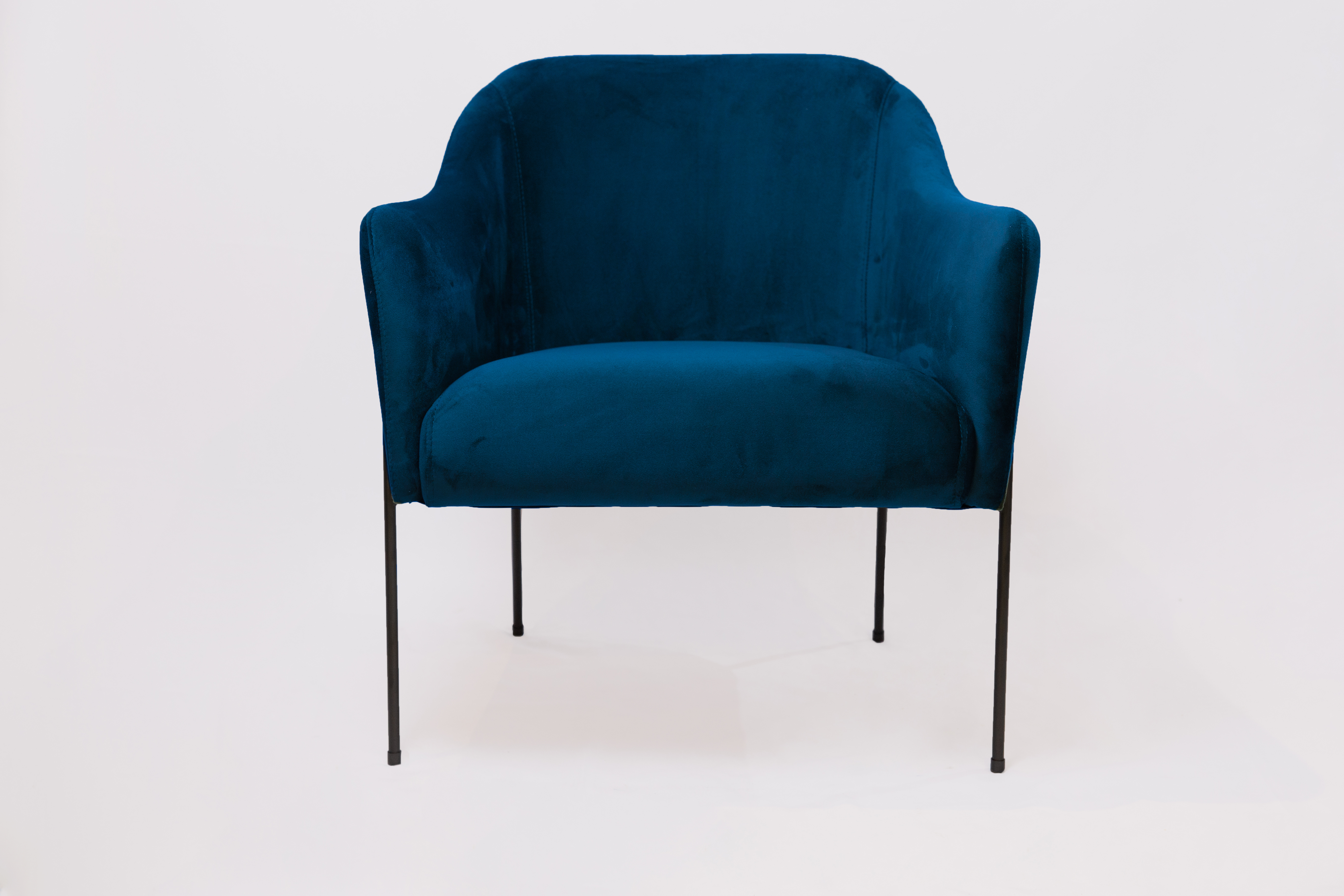 Sillon Hebe Veludo Azul  2