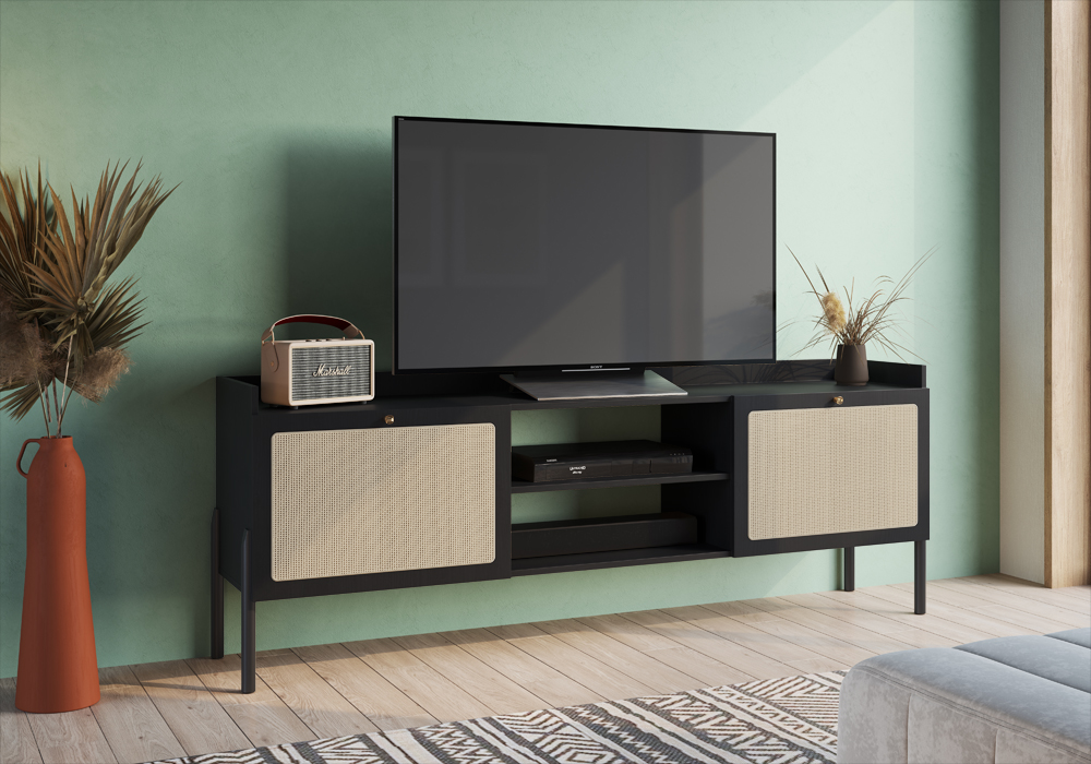 Rack 27930E Oslo Ratan Negro 1