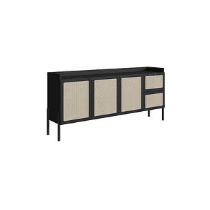 Buffet 27935E Oslo Ratan Negro