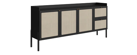 Buffet 27935E Oslo Ratan Negro