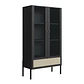 Vitrina 27963E Oslo Ratan Negro - Miniatura 2