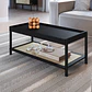 Mesa de Centro 27961E Oslo Ratan Negro - Miniatura 1