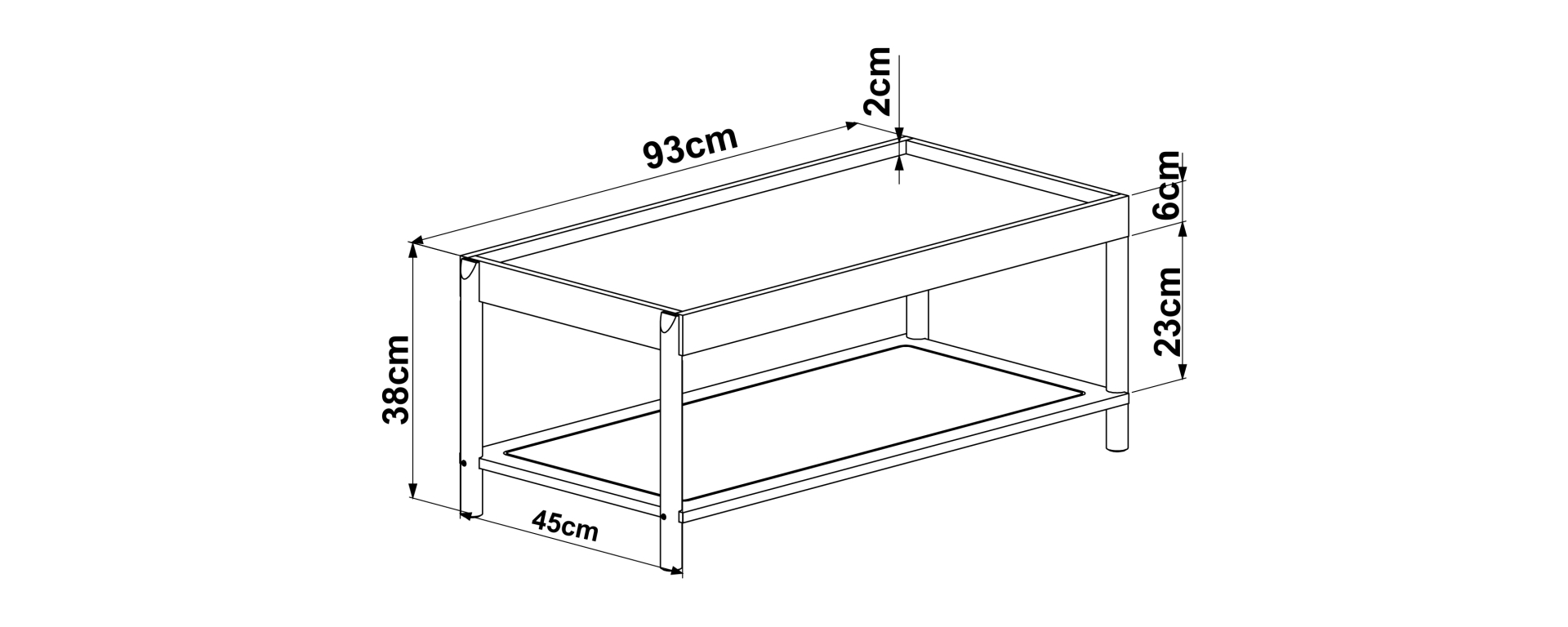 Mesa de Centro 27961E Oslo Ratan Negro 3