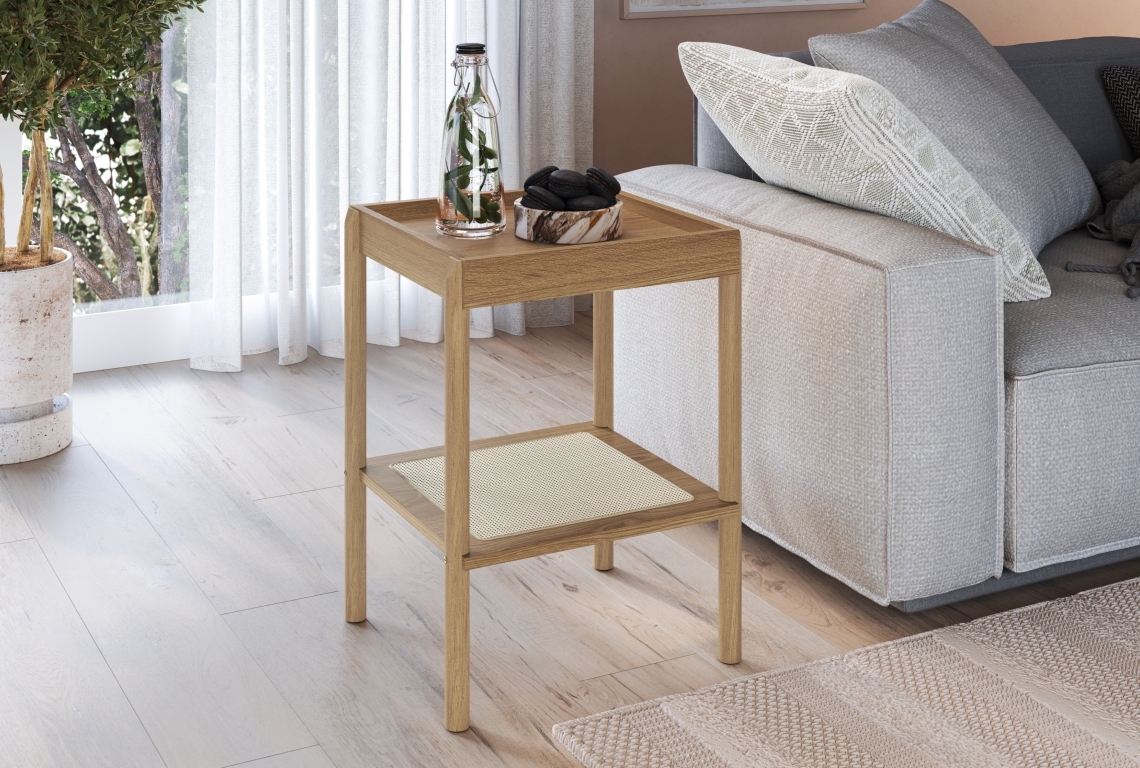 Mesa Lateral 27962E Oslo Ratan Natural 1