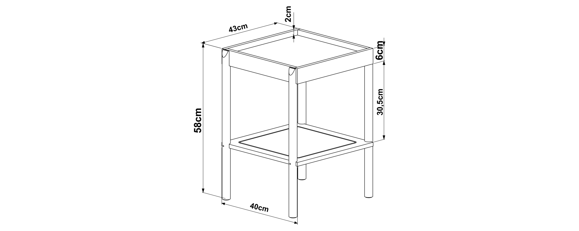 Mesa Lateral 27962E Oslo Ratan Natural 4